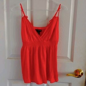 Like new Banana republic wrap top red